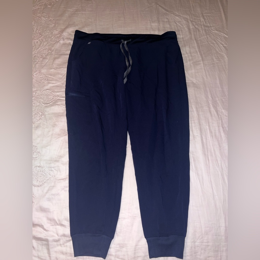 Figs Used Royal Blue Scrub Pants